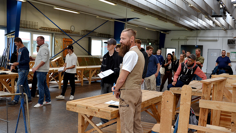 Bild 07 | Werkstattrallye – Bewehrung flechten abc Bau M-V GmbH Werkstattrallye – Bewehrung flechten