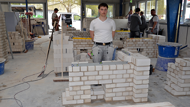 Bild 05 | Meister/in im Maurer- und Betonbauer-Handwerk – Beginn der Prüfung Teil 1 abc Bau M-V GmbH Angehende Meister im Maurer- und Betonbauer-Handwerk