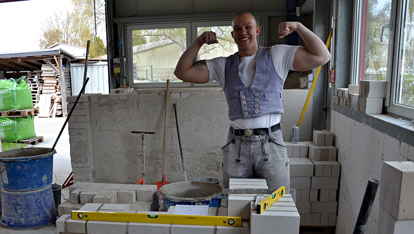 Bild 06 | Meister/in im Maurer- und Betonbauer-Handwerk – Beginn der Prüfung Teil 1 abc Bau M-V GmbH Angehende Meister im Maurer- und Betonbauer-Handwerk