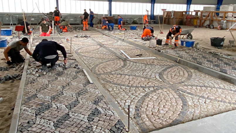 Bild 12 | Abschlussprojekt Straßenbauer 2024 abc Bau M-V GmbH Start in die zweite Projektwoche