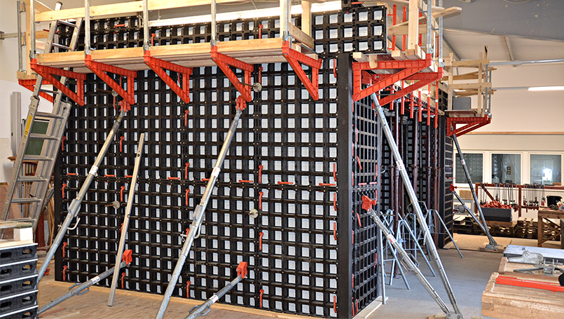 Bild 01 | Projektarbeit mit PERI DUO Systemschalung abc Bau M-V GmbH Projektarbeit mit PERI DUO Systemschalung