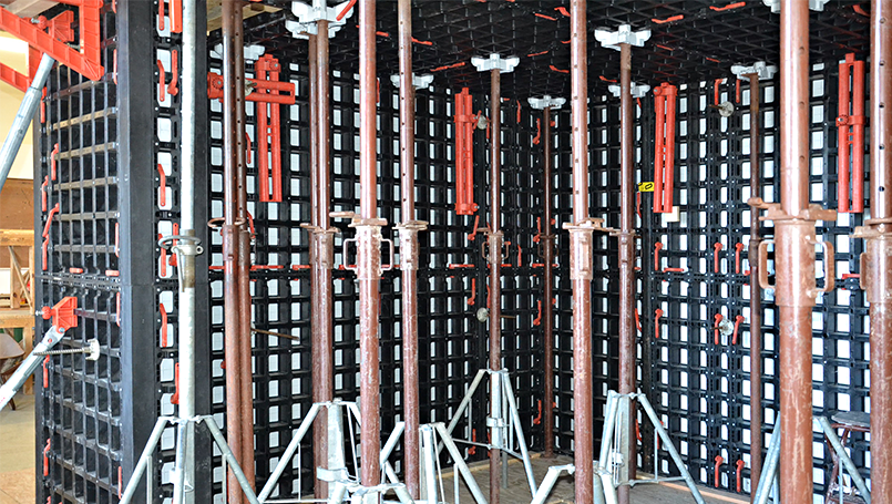 Bild 03 | Projektarbeit mit PERI DUO Systemschalung abc Bau M-V GmbH Projektarbeit mit PERI DUO Systemschalung