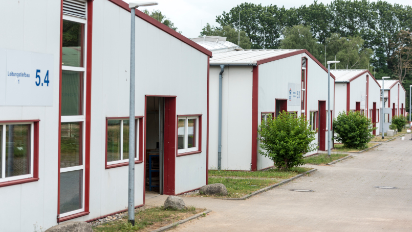 Fachwerkstätten Hallen 5.1 bis 5.4 Außenansicht Fachwerkstätten Hallen 5.1 bis 5.4