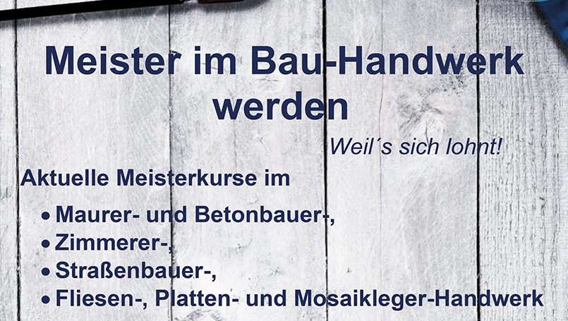 Meisterausbildung